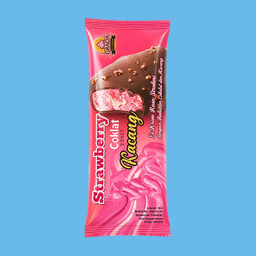 Strawberry Coklat Kacang